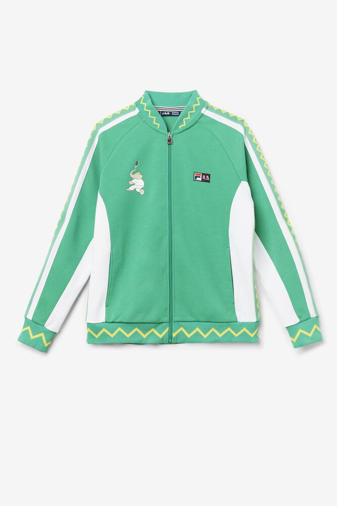 Fila Jacket Womens Green - X Rb Babar Iggy - Philippines 1987306-FO